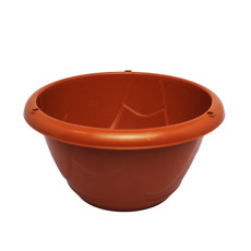 Imagem de CUIA ECOLÓGICA TERRACOTA DE POLIPROPILENO COM TELA PARA PLANTAS - ATACAPLAST - Atacaplast Comercio E Distribuidora Ltda